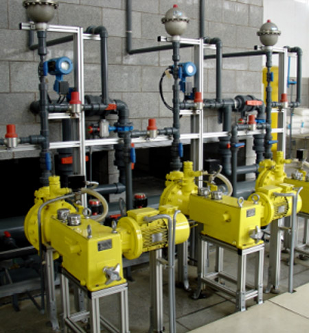 米顿罗计量泵安装附件及管路系统